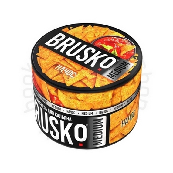 Бестабачная смесь для кальяна BRUSKO, 250 г, Начос, Medium (М)