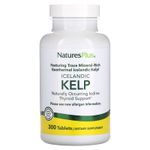 NaturesPlus, исландский келп, 300 таблеток (150 мг в каждой таблетке)