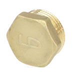 Заглушка латунь Ду 50 (2") НР LD LD.65.505.50