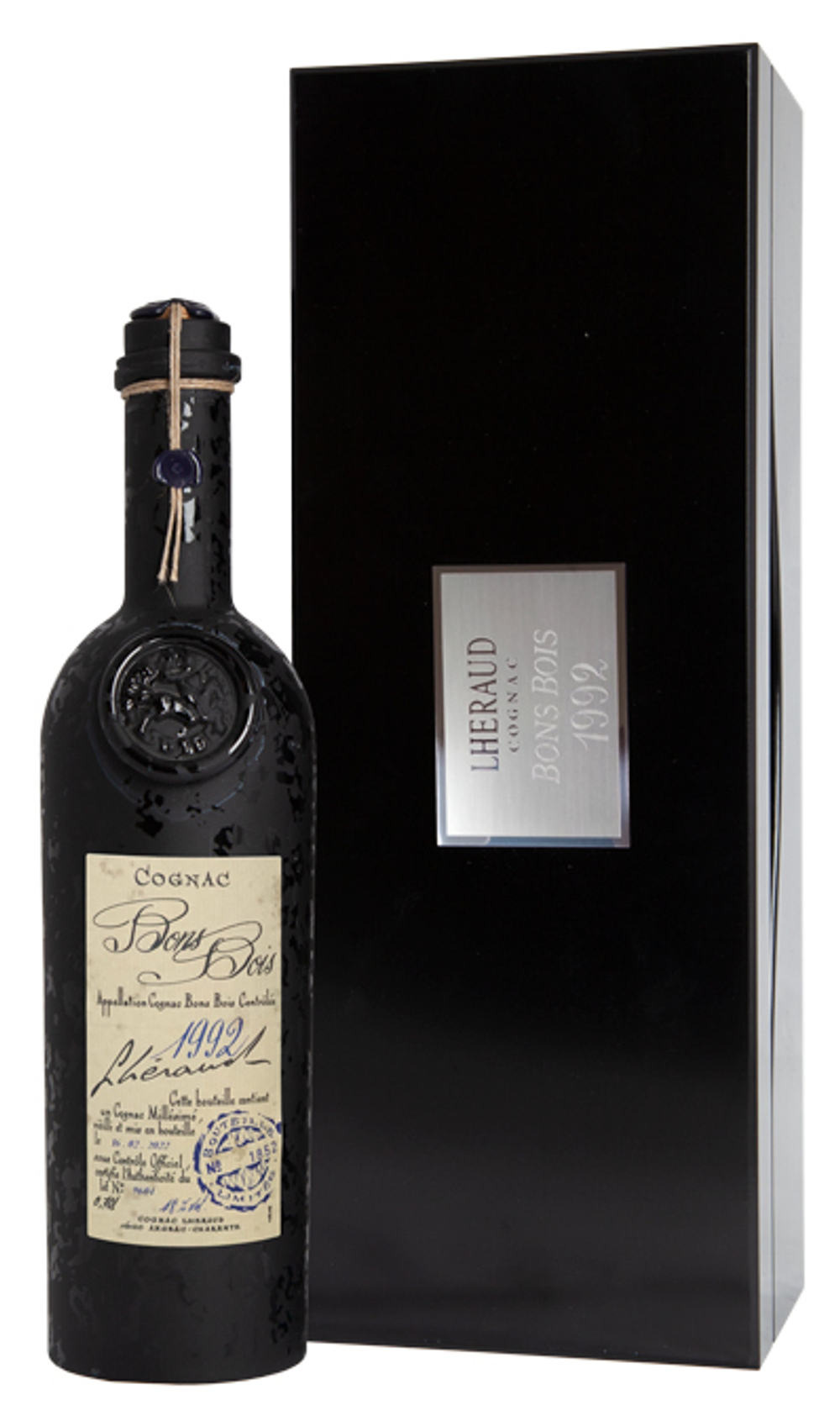 Коньяк Lheraud Cognac 1992 Bons Bois п/уп (дерево), 0.7 л