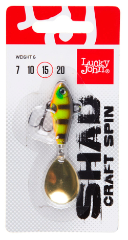 Тейл-спиннер Lucky John SHAD CRAFT SPIN 15.0г  004 в блистере