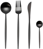 Набор столовых приборов Xiaomi Maison Maxx Modern Flatware Set (4 предмета) черный