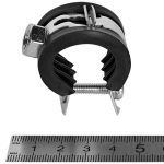 Хомут для труб одновинтовой STOUT - 1/2" (20-24 мм, с гайкой М8)