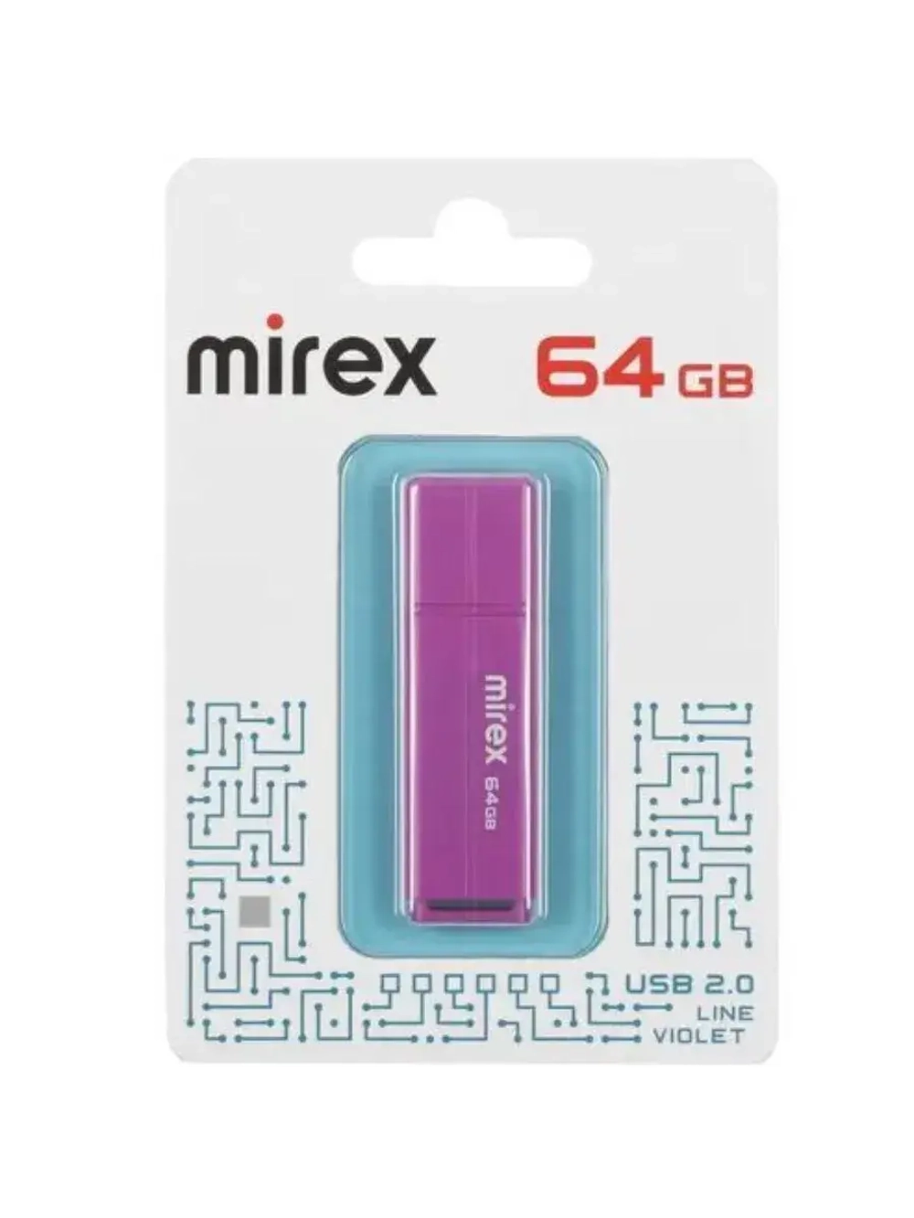 Память USB Flash 64 ГБ LINE 13600-FMULVT64 PURPLE