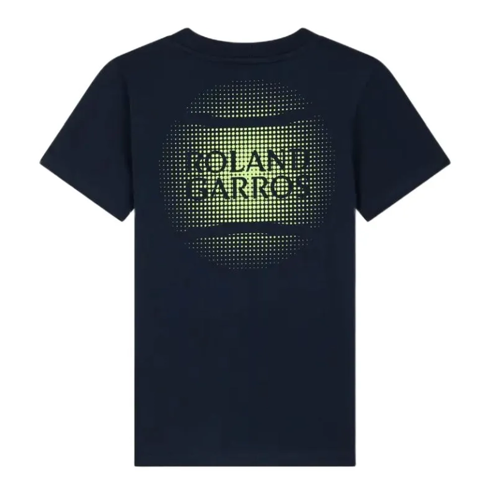 Детская теннисная футболка Roland Garros Back Ball - navy blue