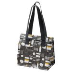 Сумка IKEA FLADDRIG (ФЛАДРИГ), Серый с рисунком, 25x16x27 см