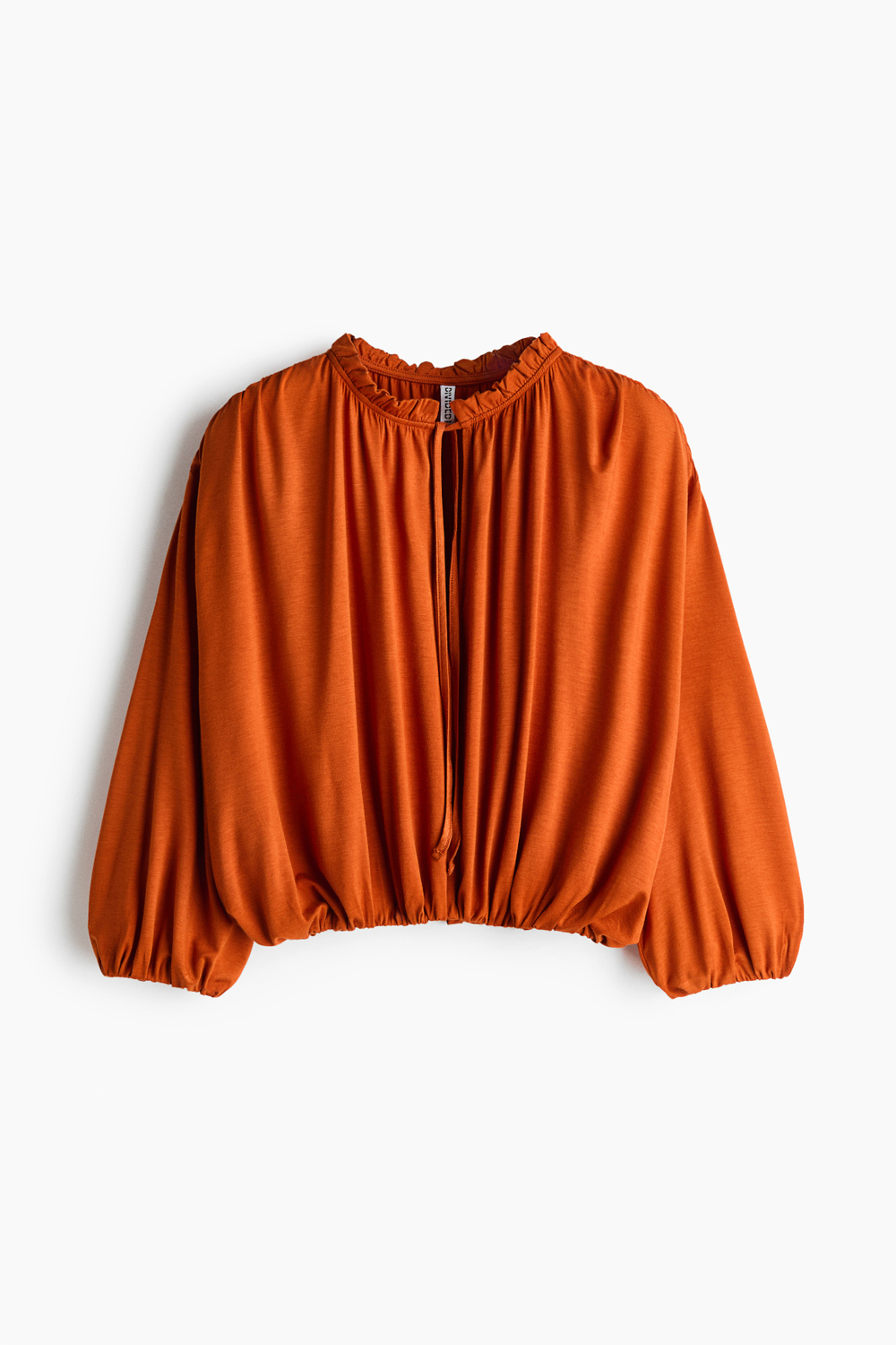 Топ со сборками из вискозы - H&M