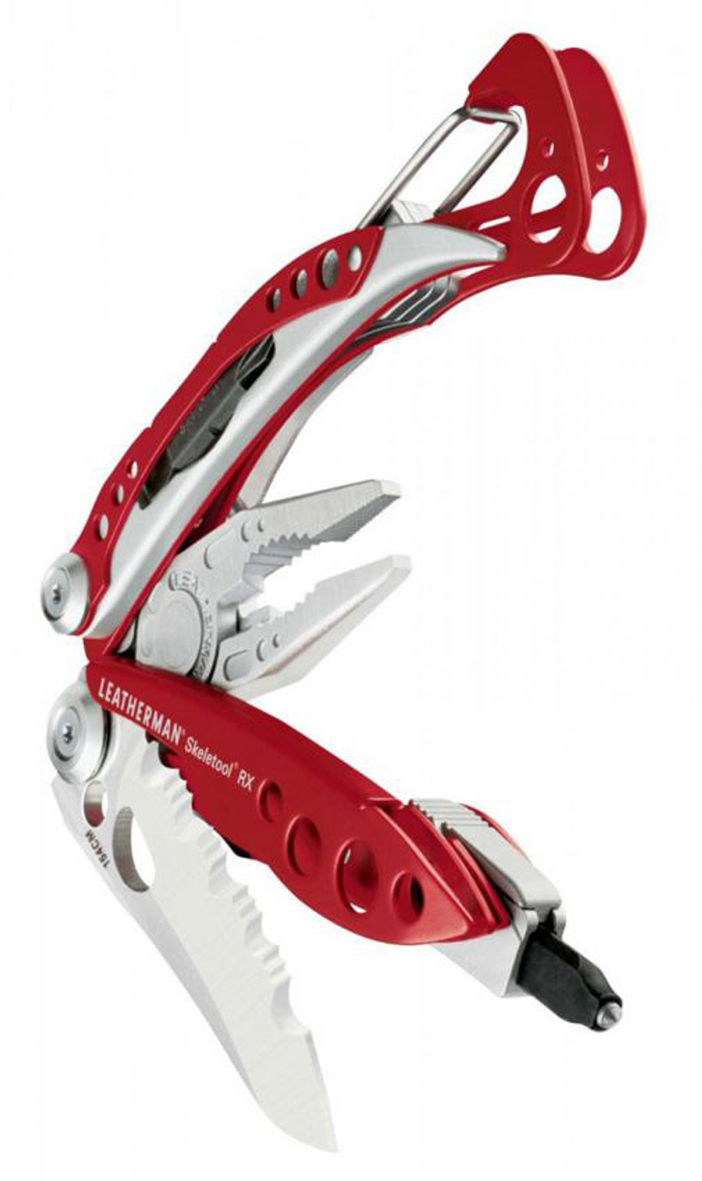 Мультитул Leatherman Skeletool RX  (832312) 100мм,  7функций,  красный