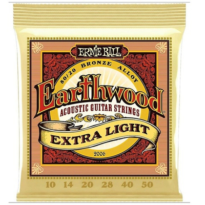 Струны для акустической гитары Ernie ball 2006 Extra light