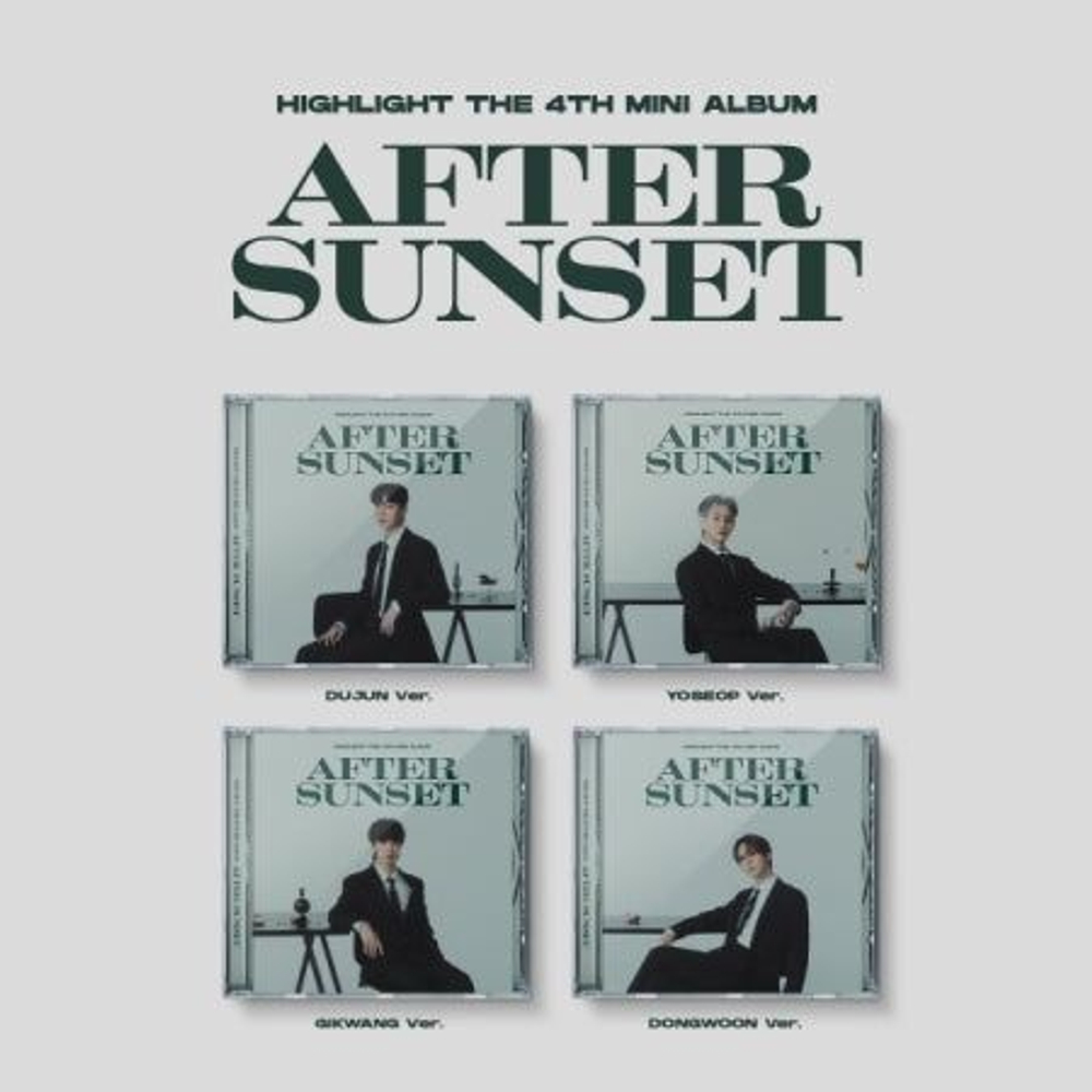 Альбом Highlight - AFTER SUNSET 4th Mini Album Jewel Case 4 Version SET