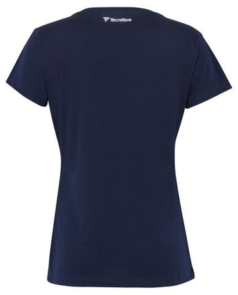 Женская теннисная футболка Tecnifibre Training Tee - небесный
