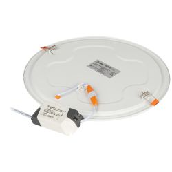 Светильник светодиодный встраиваемый Даунлайт ЭРА LED 1-24-6K Slim панель 24Вт 6500К круглый | Downlight