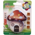 Ночник-светильник «Домик» 8*7см микс 4 цвета 4LED 230V