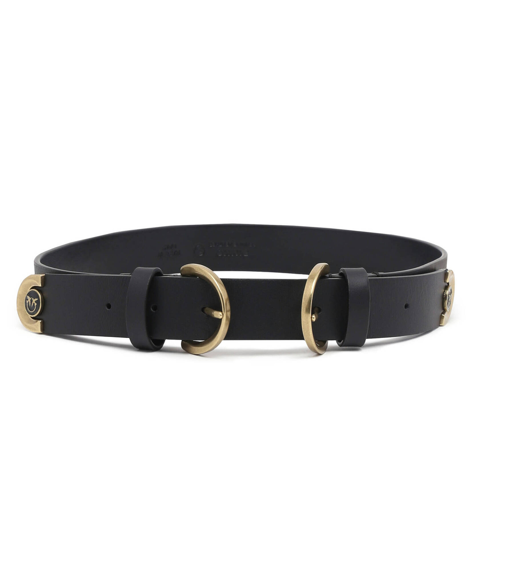 Кожаный ремень NADAL H3 BELT VITELLO Pinko - черный(102140 A1A8)