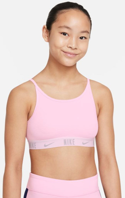 Топ для девочки теннисный Nike Trophy Bra G - Розовый