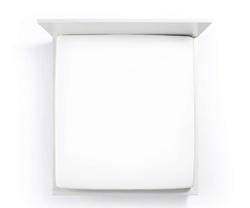 Простыня на резинке 90x190-100x220 Formesse Bella Donna Jersey 1000 white