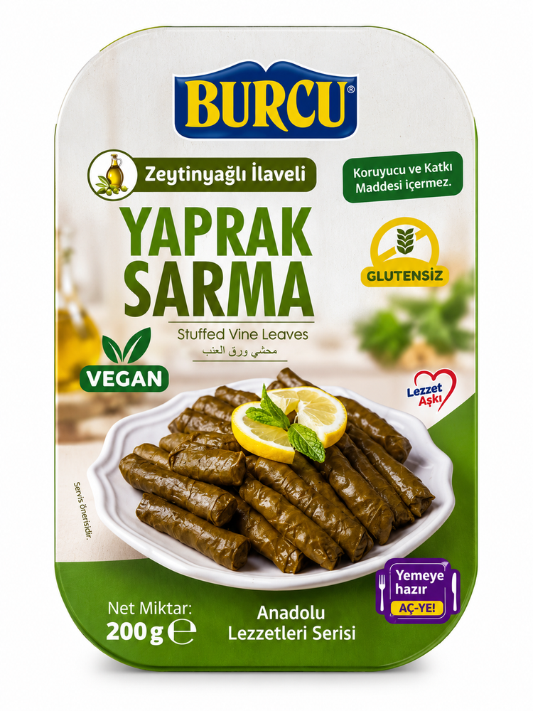 Сарма из виноградных листьев BURCU 200 г x 2 шт