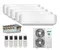 Мульти сплит-система Hisense 5 x AMS-09UR4SVETG67 / AMW-60U6SP / F15E(Е)