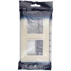 Рамка для розеток и выключателей ЭРА Elegance 14-5012-02 Classic, на 2 поста, слоновая кость | Эра Elegance