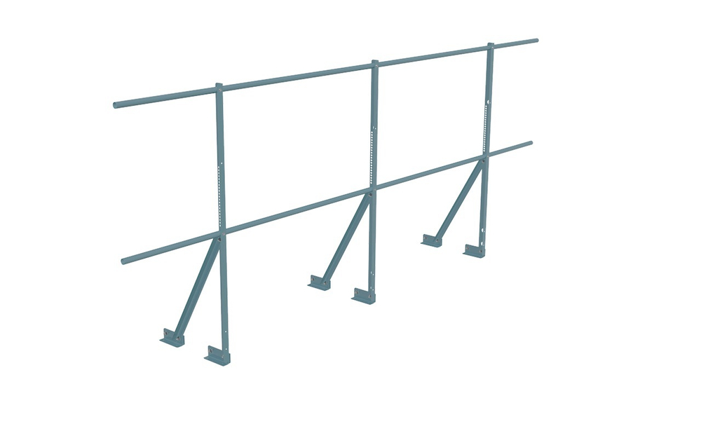 Кровельное ограждение Fachmann KO/ECO/1200-2-3000 Фальцевый крепеж RAL