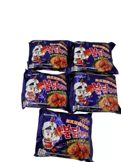 Лапша Samyang в остром соусе со вкусом курицы
