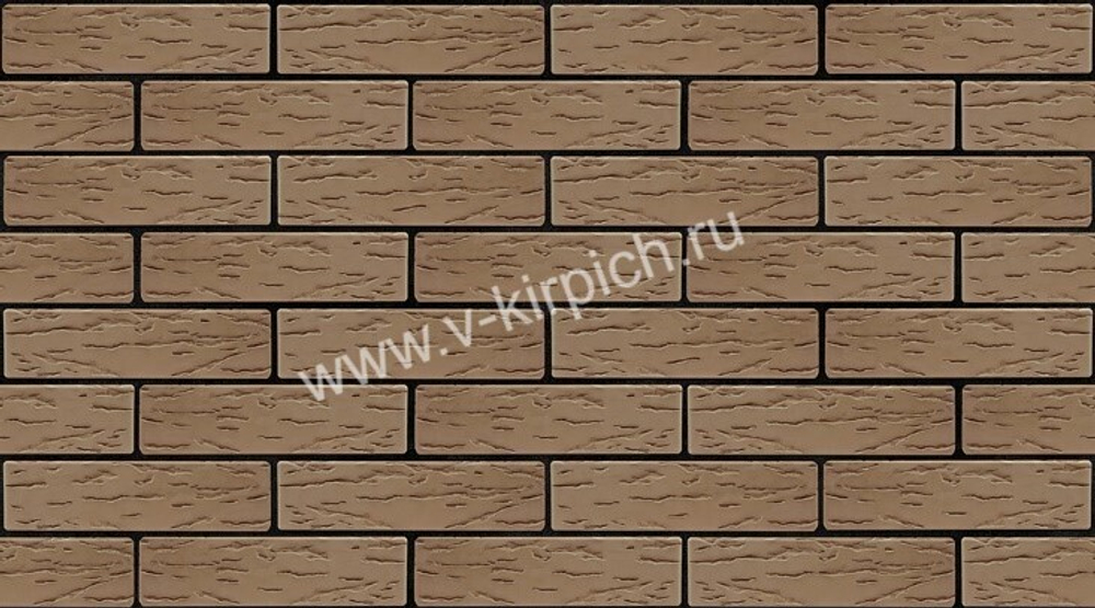 Кирпич лицевой Воротынский одинарный крафт, руст