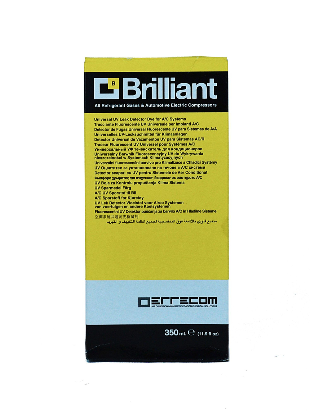 Ультрафиолетовая добавка BRILLIANT 350ml для поиска утечки фреона