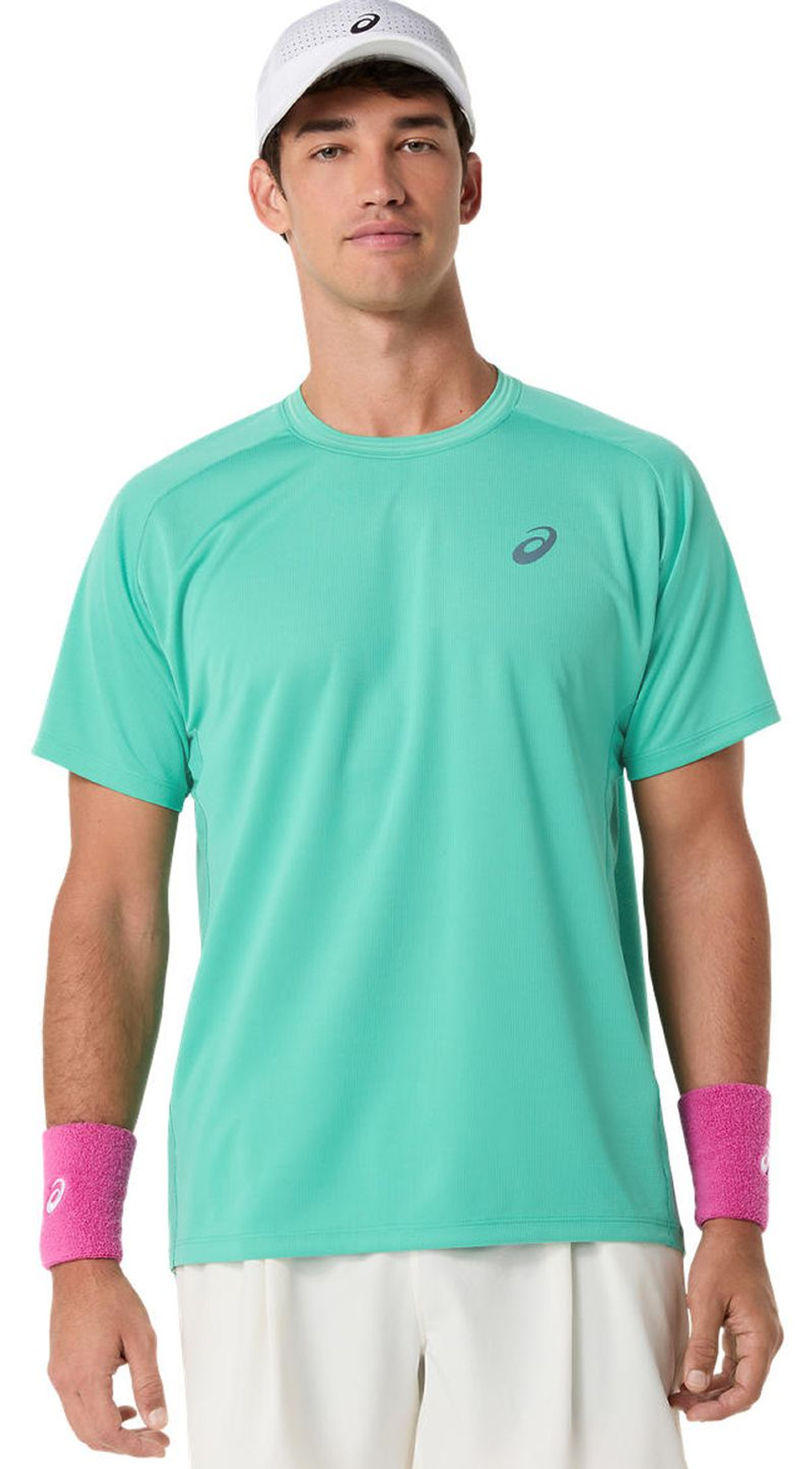 Мужская футболка Asics Game Short Sleeve — aurora green