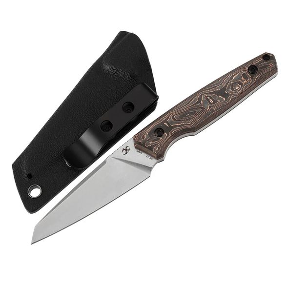 Цена наТуристический нож Kansept Parr, сталь S35VN, рукоять Carbon Fiber