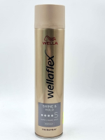 Лак для волос Wella Shiny Hold сверхсильной фиксации с маслом макадамии 250 мл (Франция)