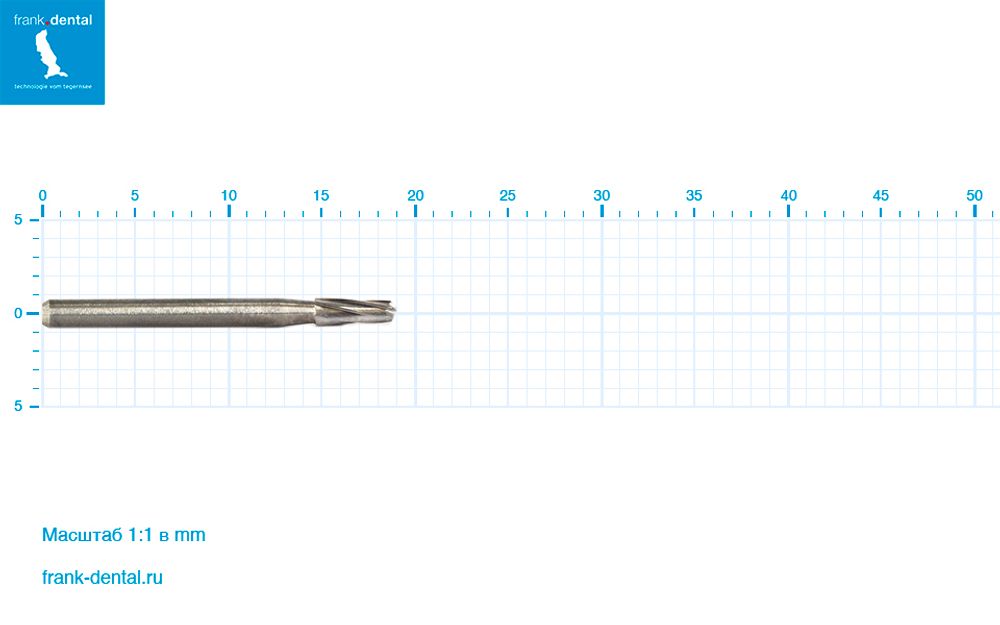 Бор твердосплавный Frank Dental типа FG - C.23R.016.FG