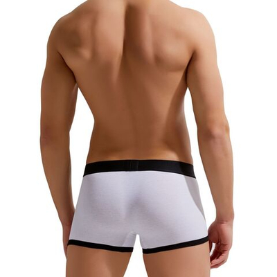 Мужские трусы-боксеры Cotton Sport Trunk (Размер: L) (Цвет: белый)