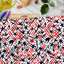 Ткань премиум шелк искусственный Армани вибрирующие созвездия