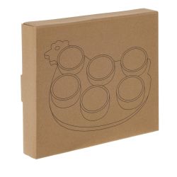GAEM Подставка для 6-ти яиц, 30 мл, L22,5 W20 H4 см