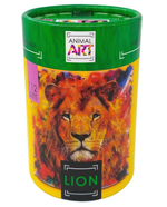 Пазл деревянный фигурный "Animal art" Лев 112дет.