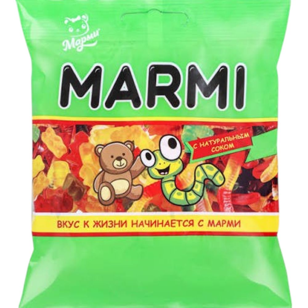 №12 Мармелад МАРМИ ассорти с соком 100г
