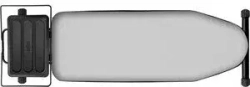 Гладильная доска Braun IB3001 BK, 122х40 см, серый/черный
