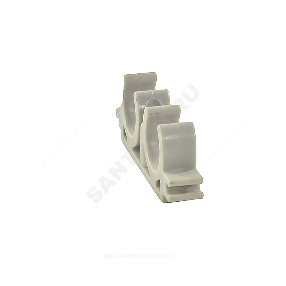 Опора PP-R двойная серая Дн 25 VALFEX 10161025Г