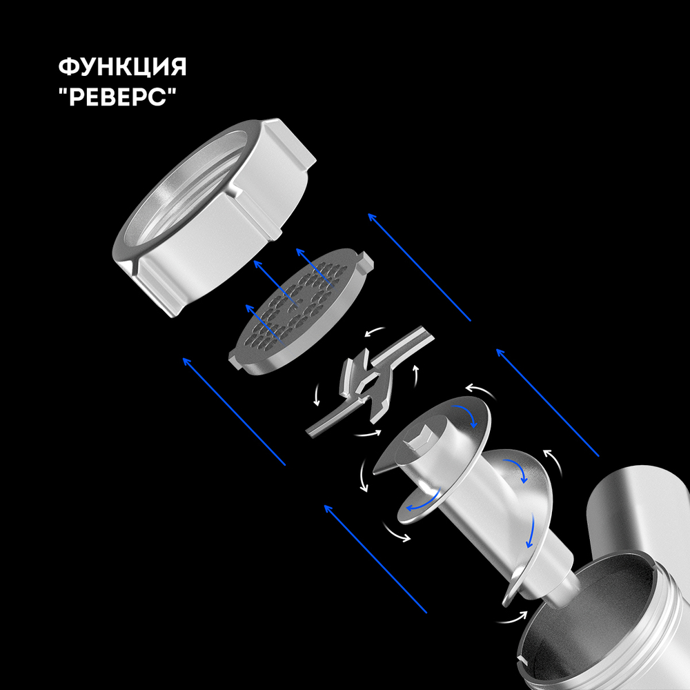 Мясорубка электрическая GALAXY LINE GL2411 (1200Вт)
