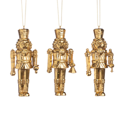 nan METALL.NUTCRACKER ORN ASS/3 GLD Щелкунчики Goodwill Золотой