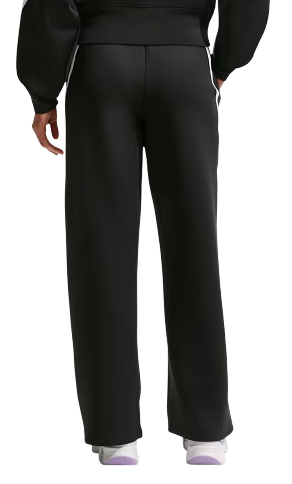 Женские теннисные брюки Nike Advantage Dri-FIT Mid-Rise Tennis - black/white