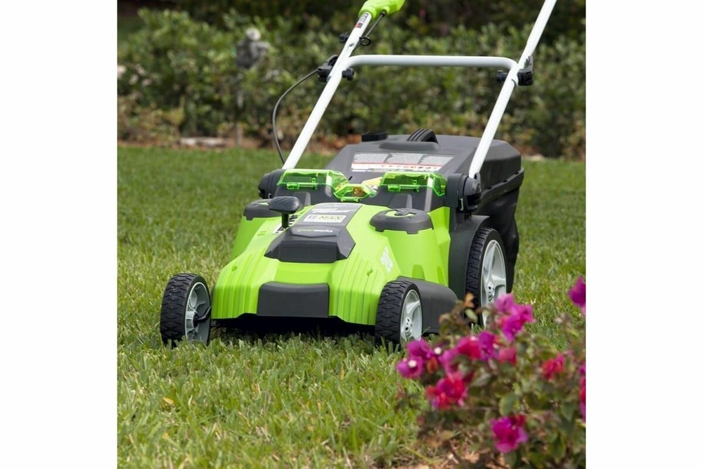 Газонокосилка аккумуляторная GREENWORKS TwinForce G40LM49DB 40В,49см,без АКБ и ЗУ (2500207)