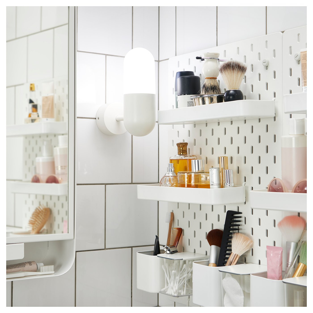 IKEA SKÅDIS  (ИКЕА СКОДИС)  -  Контейнер с крышкой - белый