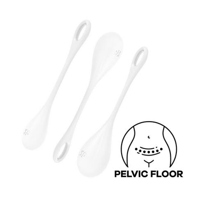 Набор вагинальных шариков Satisfyer "Yoni Power 1" (белый)