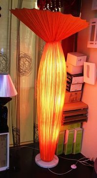 Floor lamp Evening by Ayala Serfaty ( red+yellow)