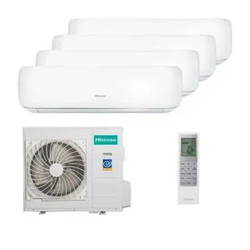 Мультисплит система на 4 комнаты Hisense AMS-09UW4RVETG00 x 4 / AMW4-27U4RJC