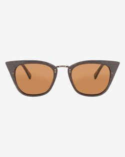 Очки солнцезащитные Spunky Pussy cat 6 Brown Wood / Dark brown lens