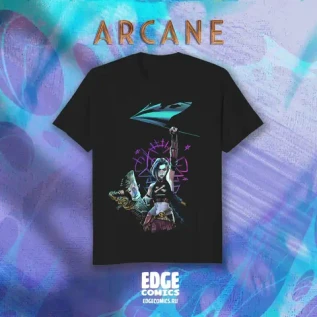 Аркейн. Часовая Бомба Краудфандинг: Футболка "Arcane: Джинкс. Революция"