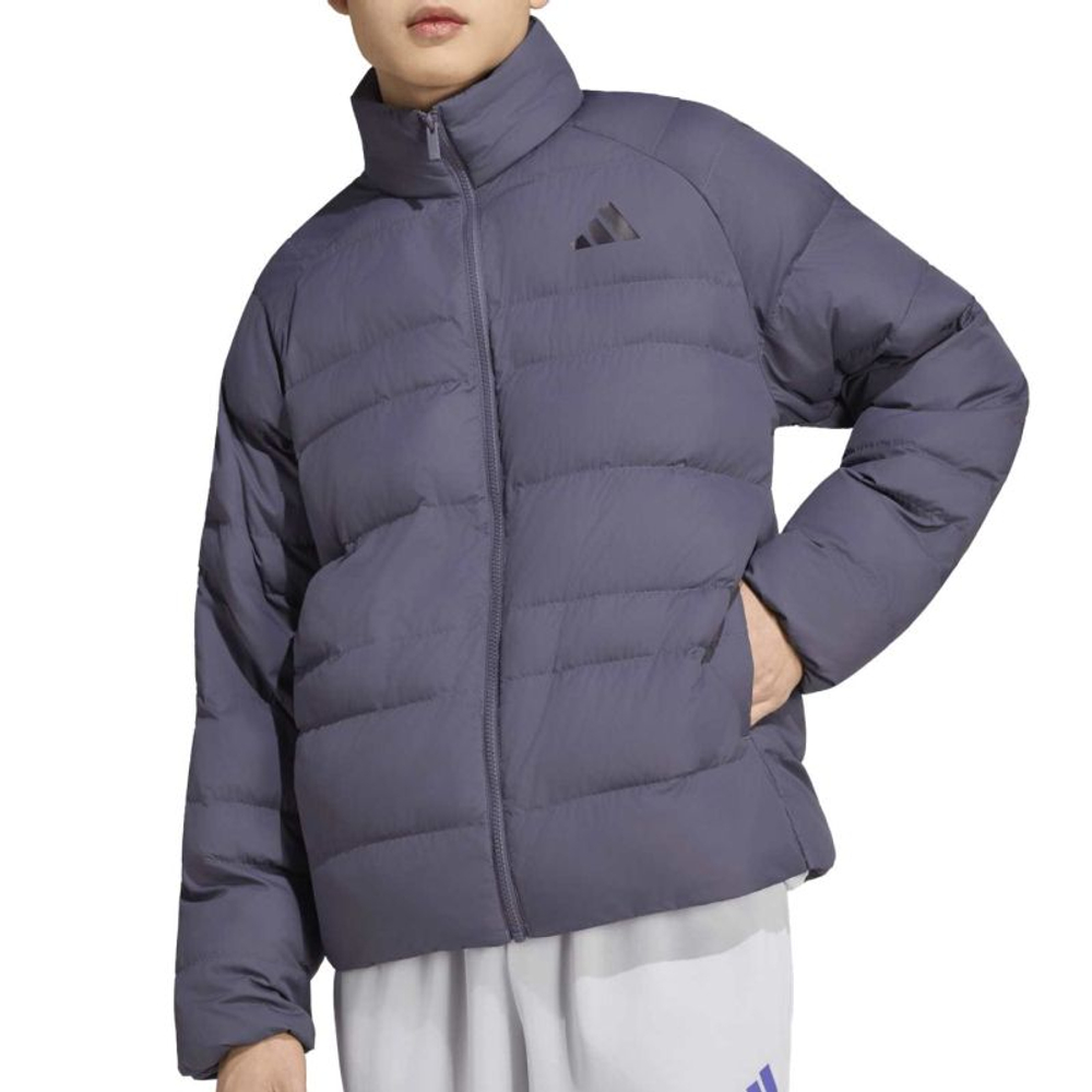 Meska kurtka tenisowa Adidas Essentials Packable Insulated - aurora onix
