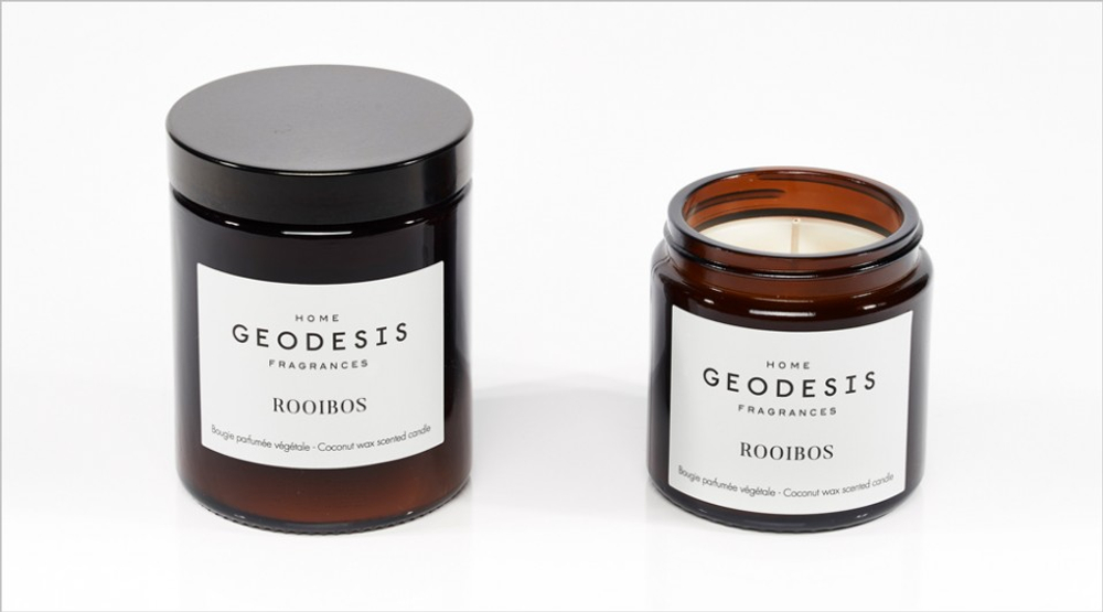 Свеча ароматическая Rooibos Свеча ароматическая 100% натуральный Geodesis Коричневый
